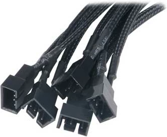 Akasa Flexa FP5S 5x3-Pin Fan 45cm, Adapter