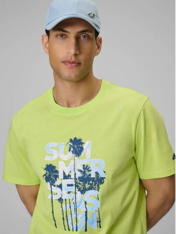 Maicë oversize për meshkuj 4F 4FWSS26TTSHM2784, e bardhë