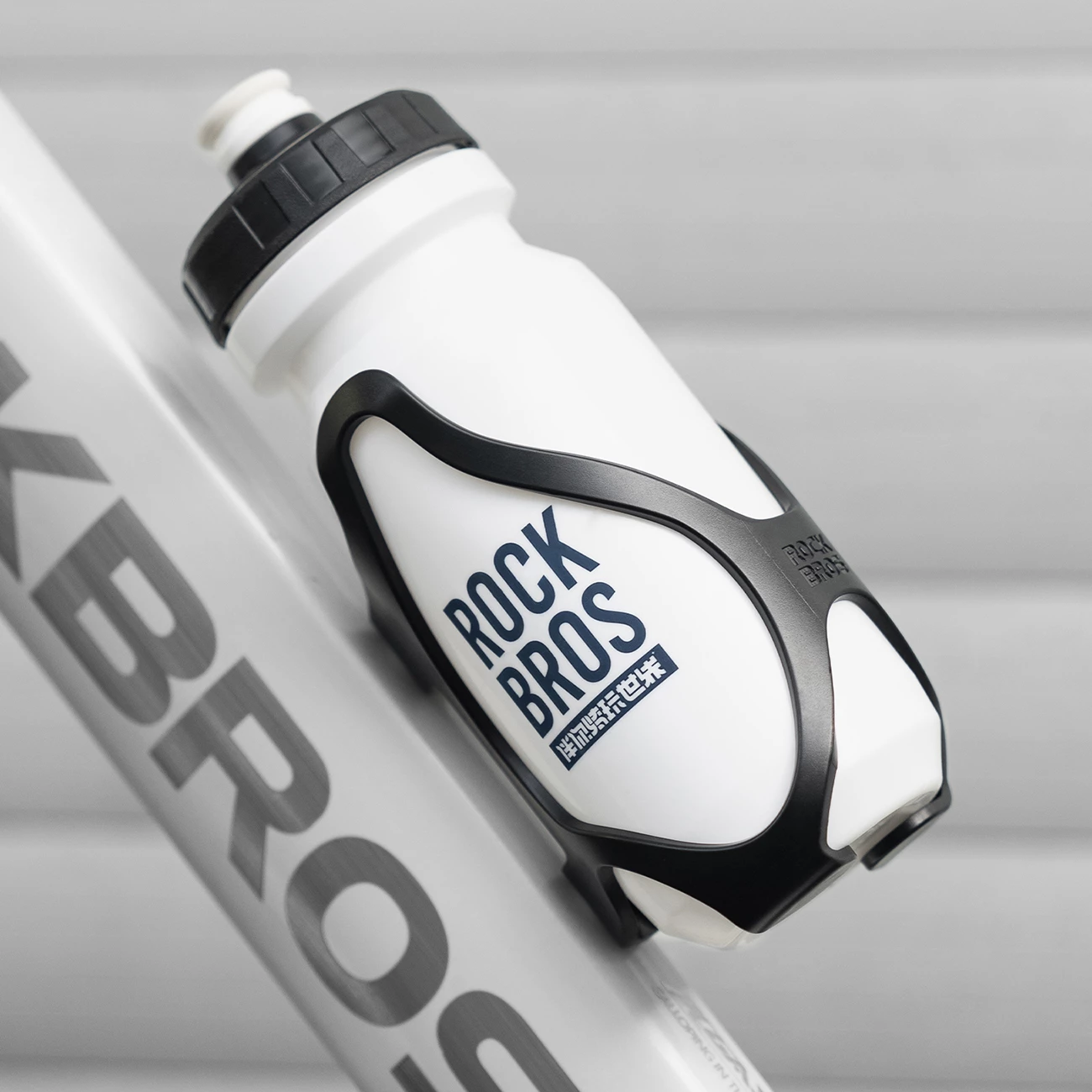 Mbajtës shishe për biçikletë Rockbros LK24-H018, 34 g, PC plastikë, e zezë