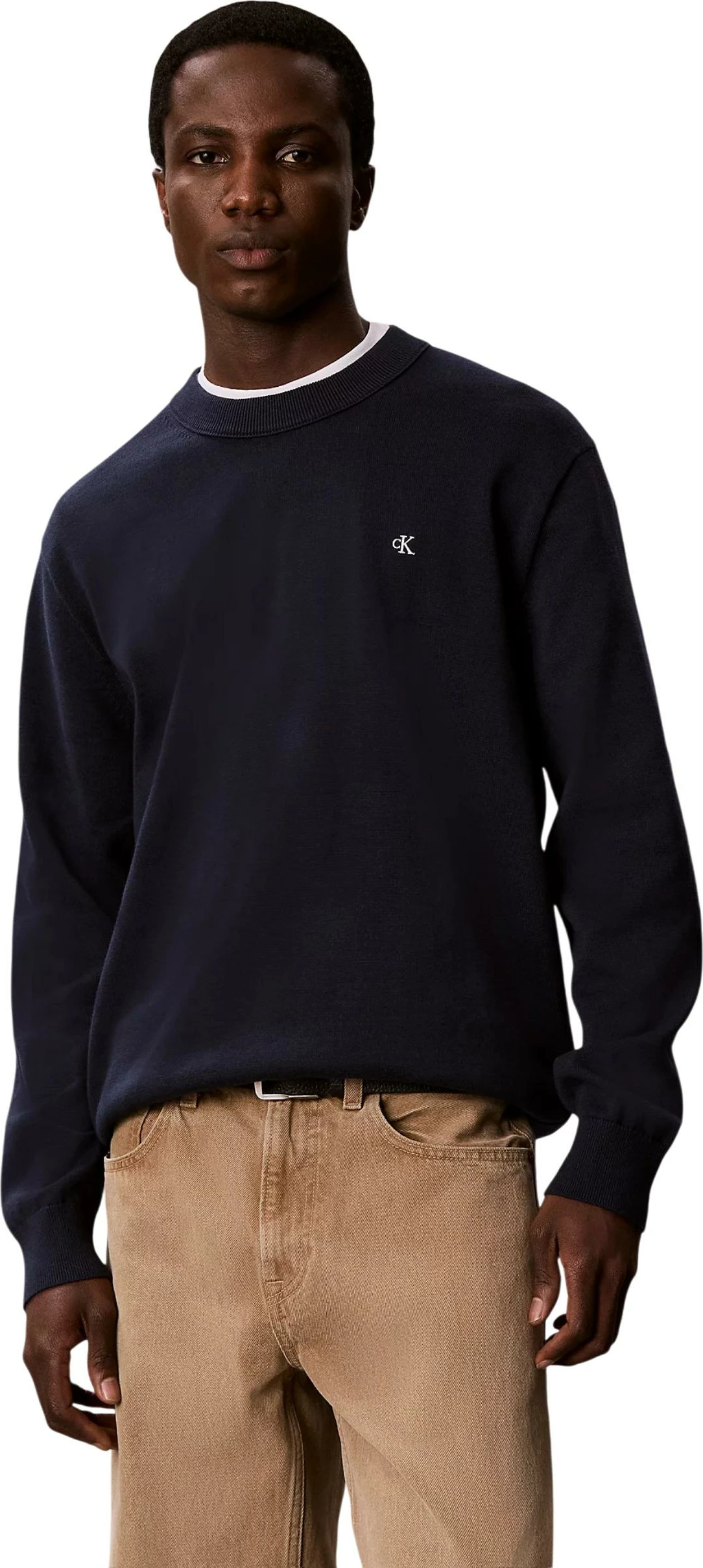 Xhemper për meshkuj Calvin Klein Jeans LV04RH325G, blu