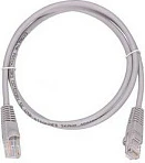 Kabllo LAN Extralink Cat5e UTP 1m, RJ45-RJ45, bakër, gri