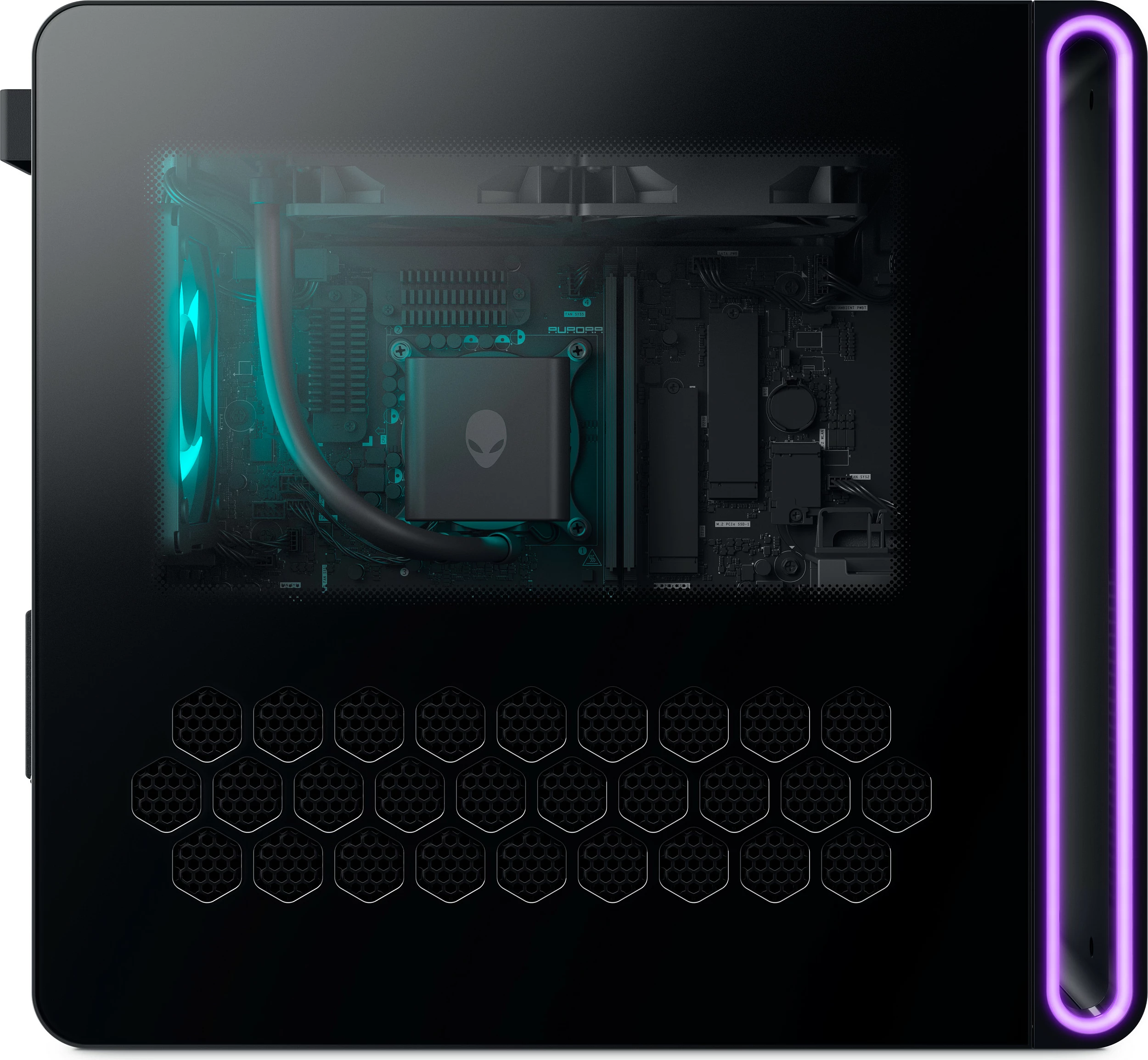 Kompjuter Dell Alienware Aurora ACT1250, Core Ultra 9 285K, 32GB RAM, 2TB SSD, GeForce RTX 5080 16GB, Windows 11 Home, zi