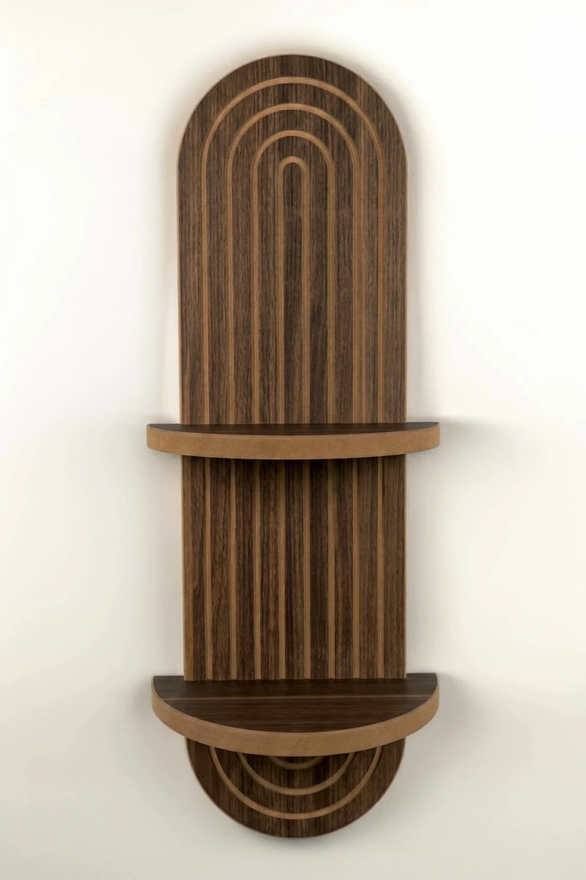 Raft muri, ngjyrë wenge, Skye Decor, Artmtkwll2