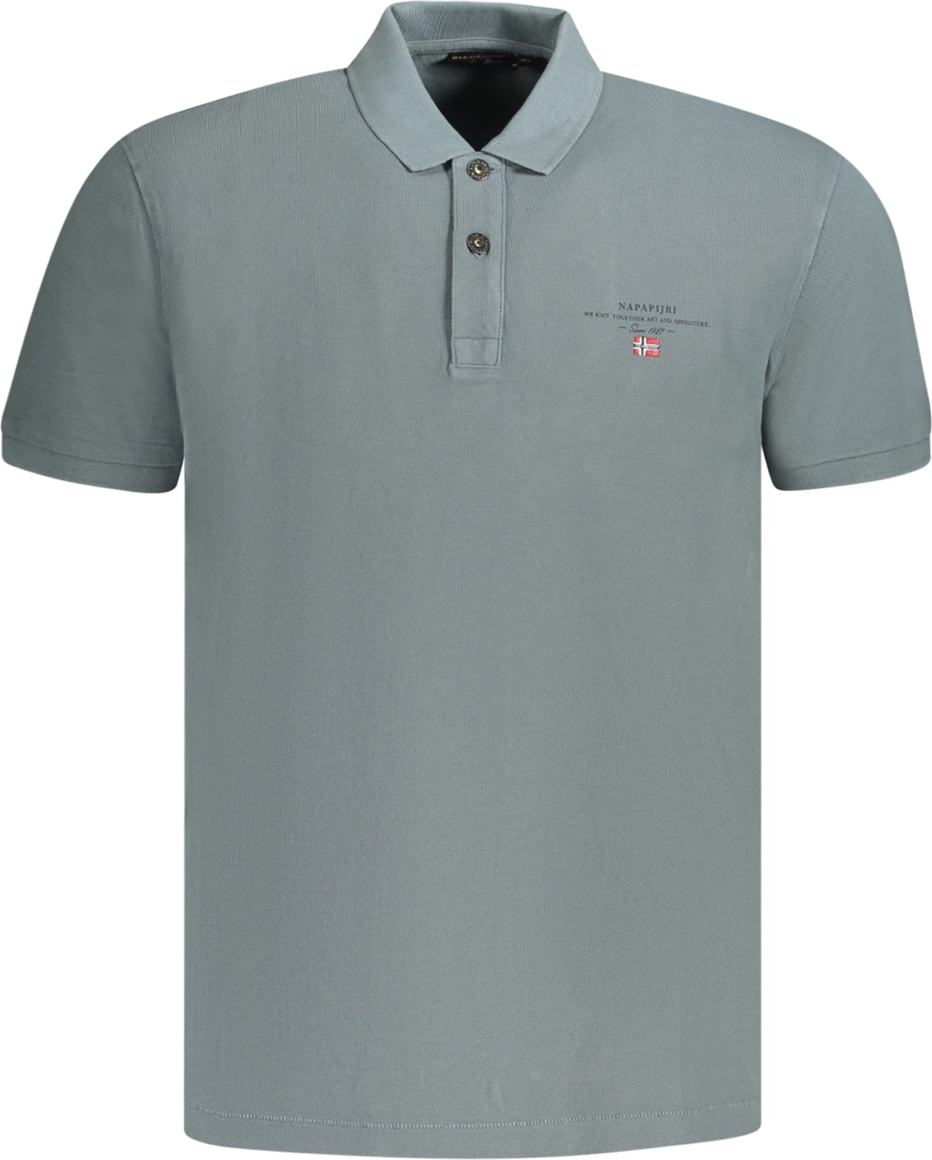 Maicë polo NAPAPIJRI Polo short sleeves meshkuj, gri [Madhësia: S]