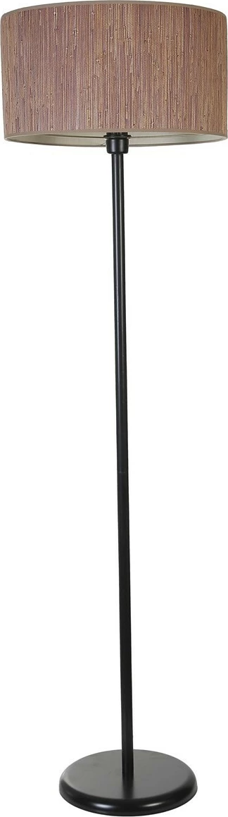 Llambë dyshemeje Opviq, 8853-4, trup metalik, kapak bambuje, ngjyrë druri dhe e zezë, 162cm