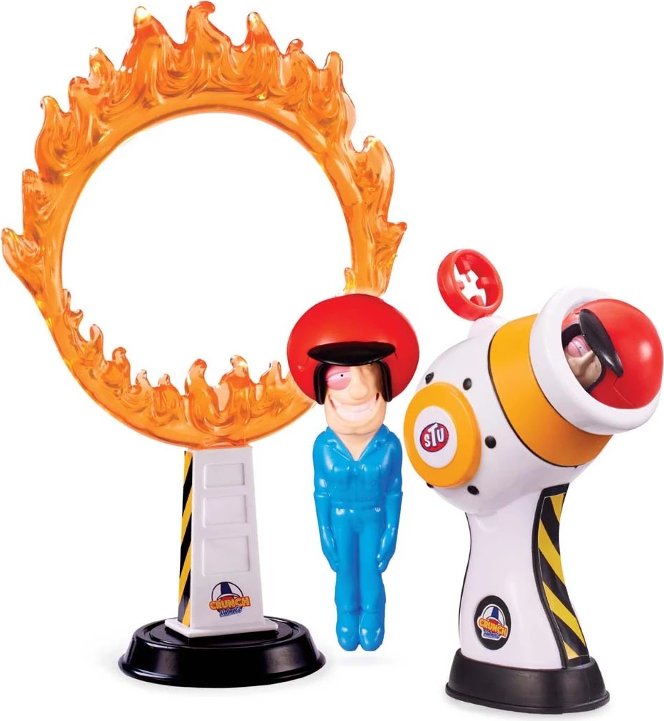 Stuntman Stu Hot Shot Cannon Blast Playset