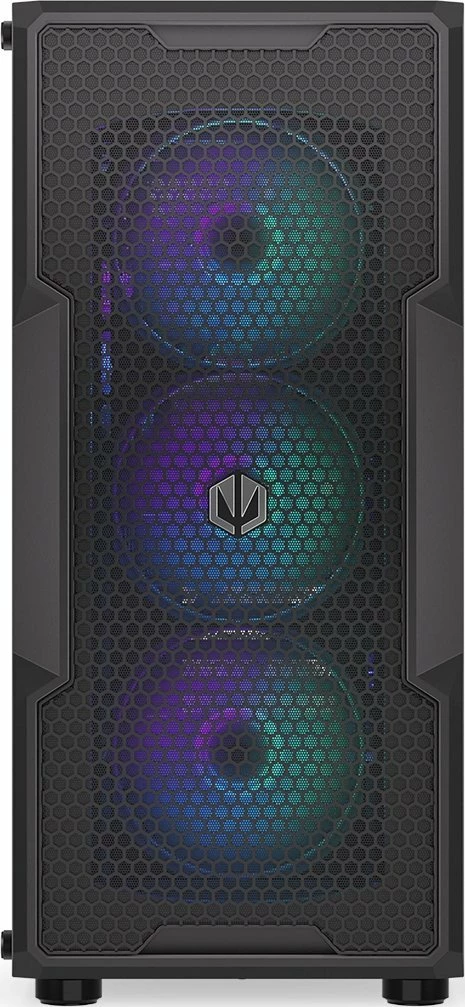 Kasë Endorfy Regnum 400 ARGB (EY2A009) Midi Tower ATX, panel xhami i temperuar, 4x 120mm PWM ARGB fan, e zezë