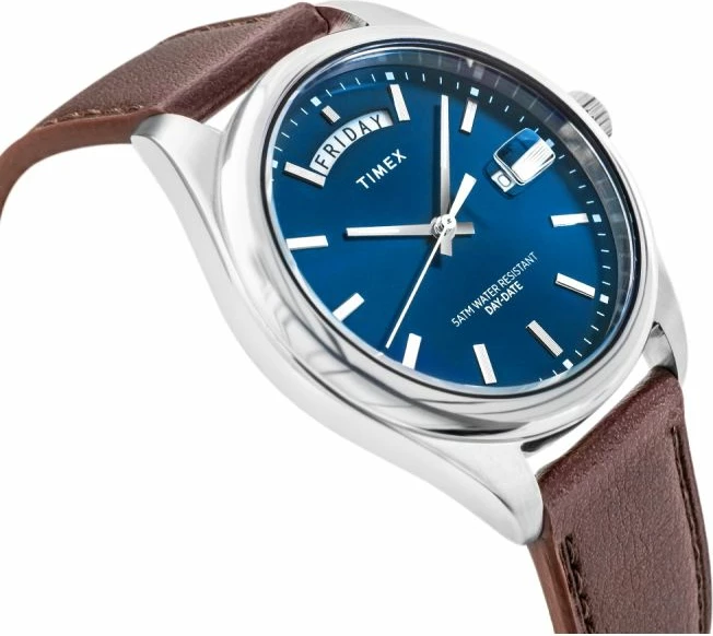 Orë dore për meshkuj Timex, kafe