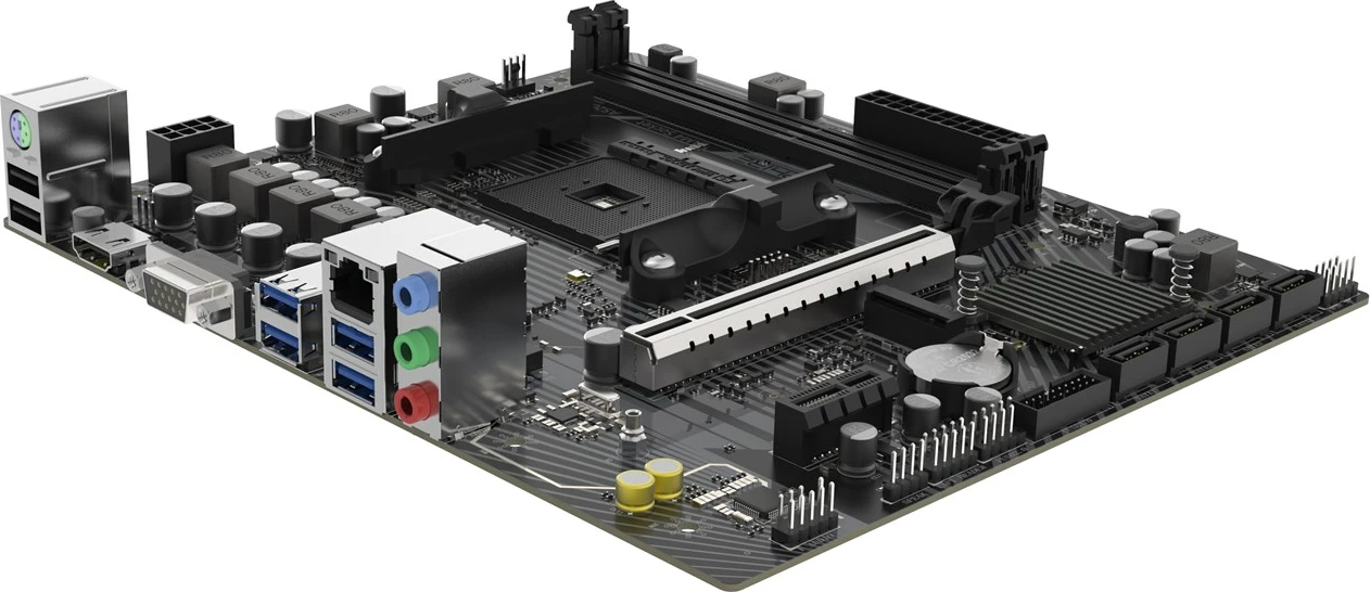 Pllakë amë Sapphire A520M-E, Socket AM4, micro ATX, e zezë