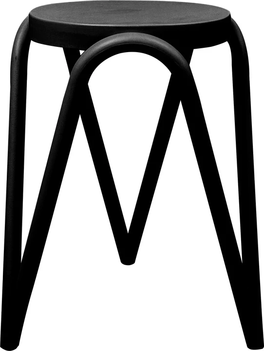 Karrige Serzona, PP, ngjyrë e zezë, 27x45.5cm