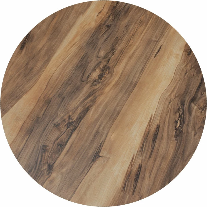 Sipërfaqe tavoline Noble HPL, ngjyrë arre, Φ60cm, 12mm trashësi