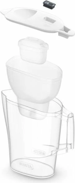 Ibrik filtri uji BRITA Aluna 2.4l me 2 fishekë MAXTRA, i bardhë
