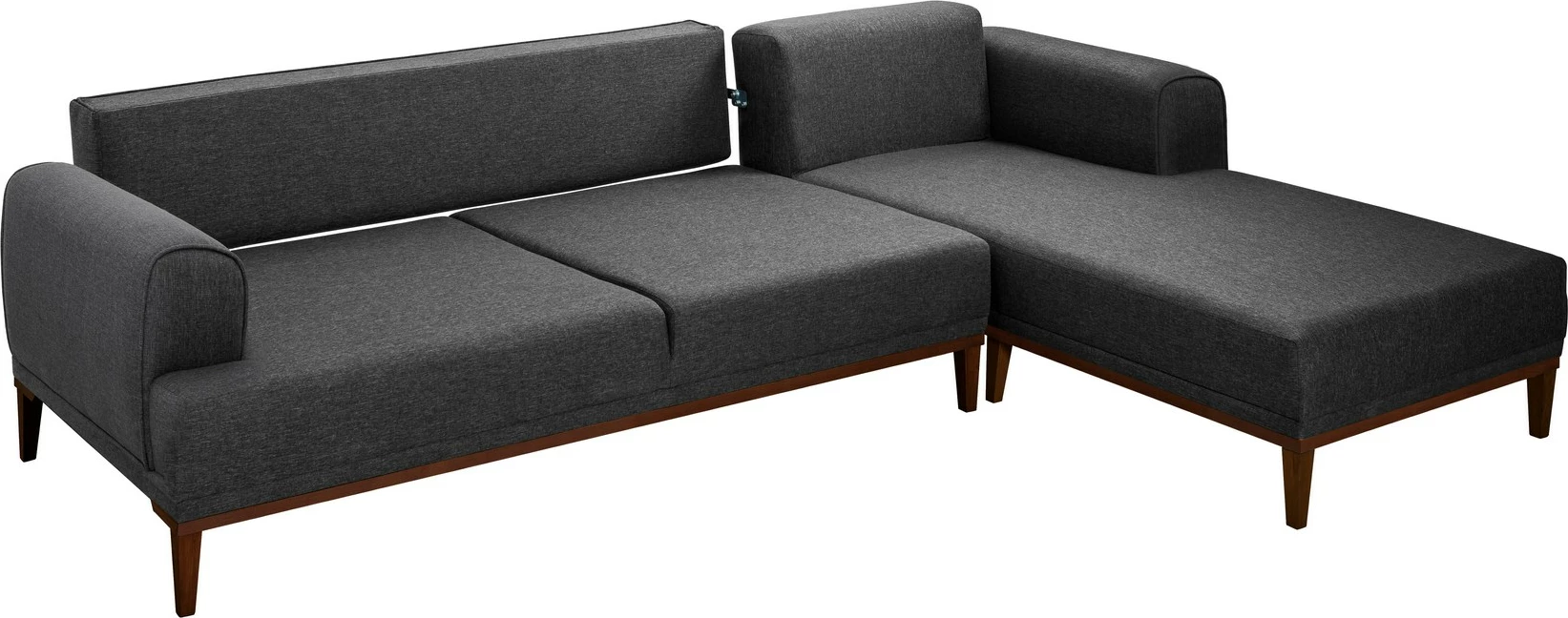 Këndore Atelier del Sofa, Vina, anthracite dhe walnut