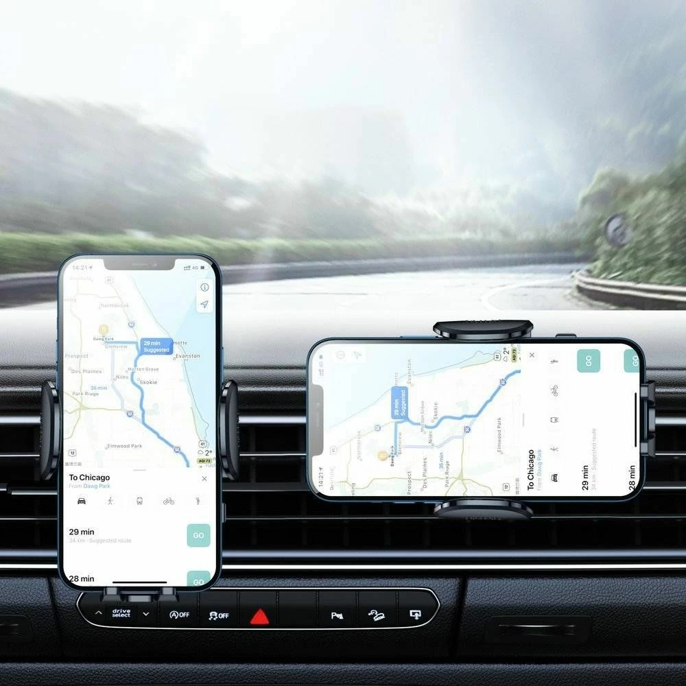Mbajtës telefoni për veturë Joyroom JR-ZS259, kllamp 4.7-6.9\", rrotullim 360°, i zi, 1 copë