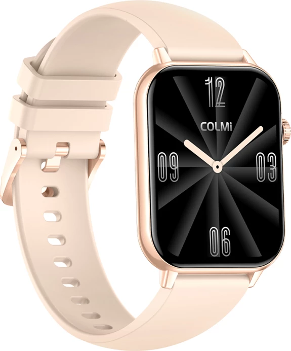 Smartwatch Colmi C28, 1.93\" AMOLED, thirrje Bluetooth, AI Da GPT, 230 mAh, Gold