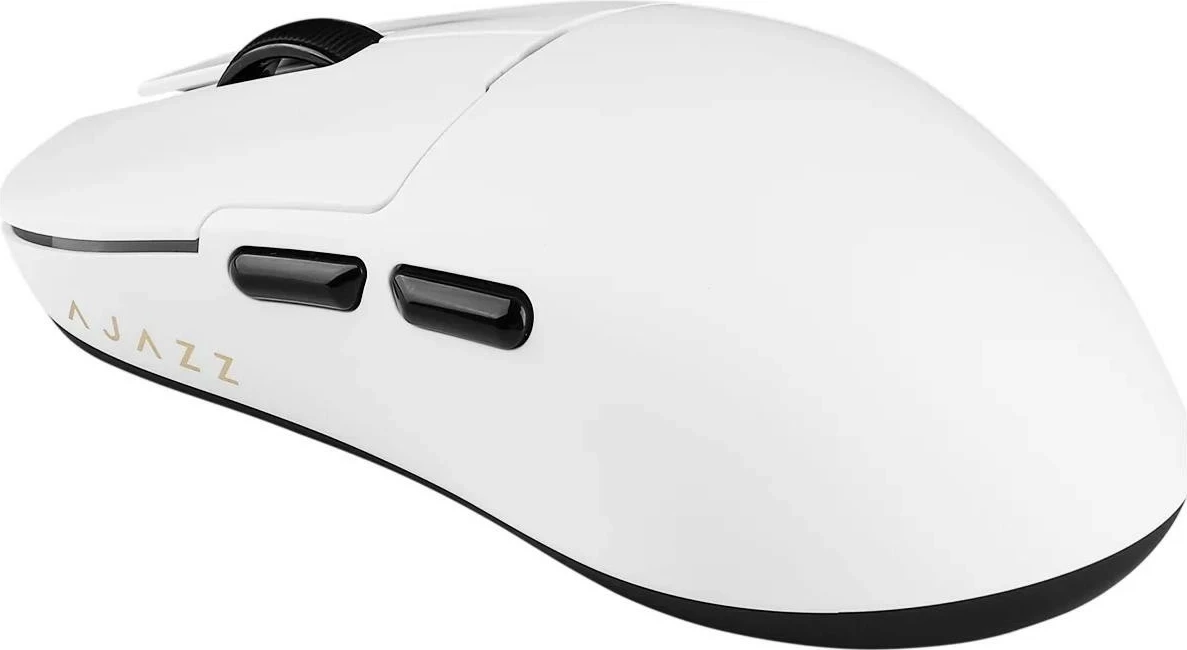 Maus pa kabllo Ajazz AJ159 APEX, 42,000 DPI, 8,000 Hz, Dock karikimi, i bardhë