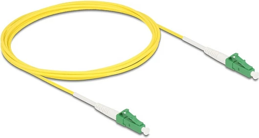 Kabllo fibre optike DeLOCK 83222, LC/APC–LC, OS2, 2 m, e verdhë