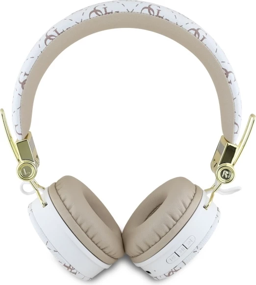 Kufje Guess GUBH70E4PTMH on-ear Bluetooth, 4G Triangle Round Shape, të bardha