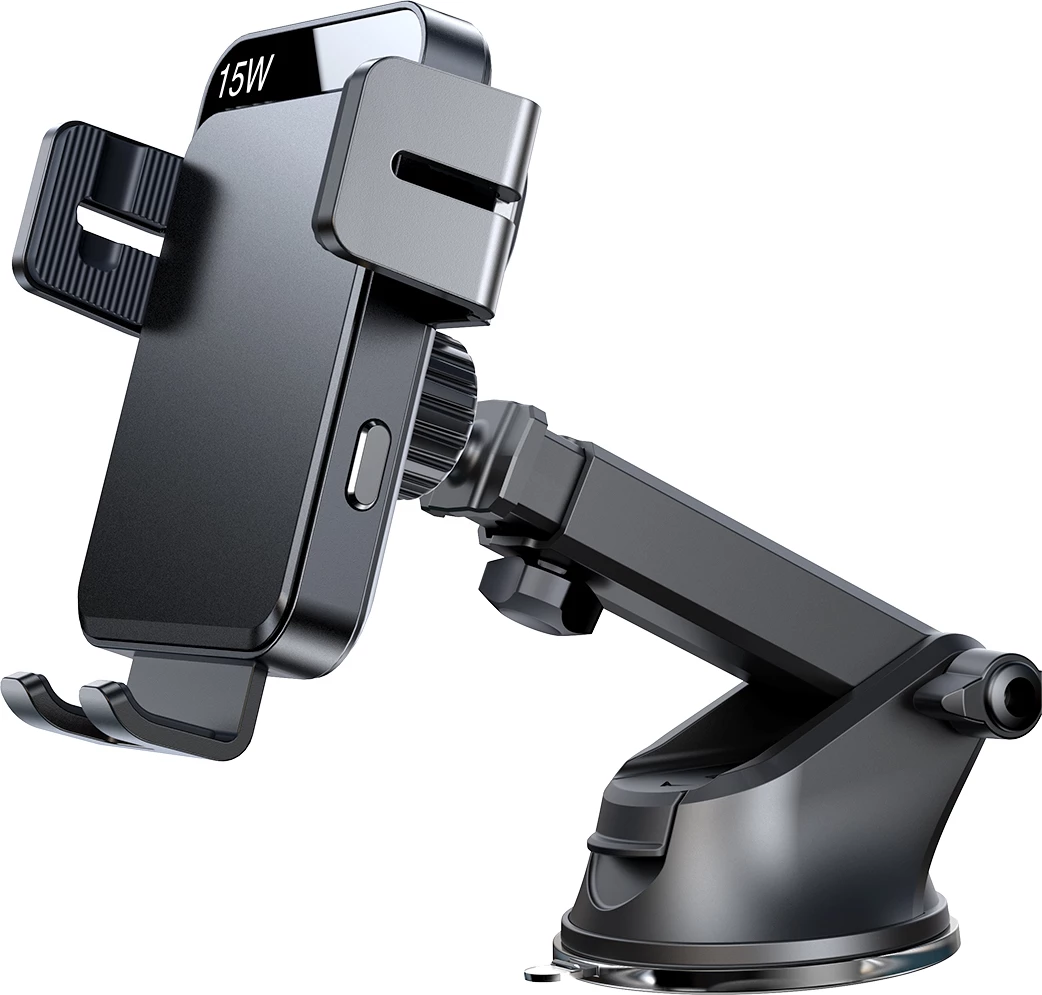 Mbajtës elektrik telefoni Joyroom JR-ZS219 me karikues wireless 15W, i zi