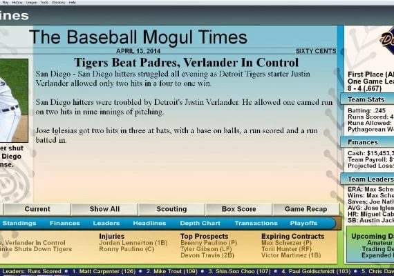 Baseball Mogul 2015 EN Global