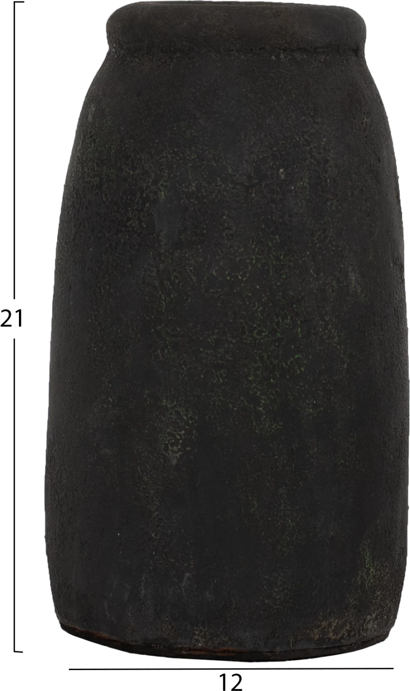 Vazo dekorative 3 copë, FH7711, ngjyrë gri fosile