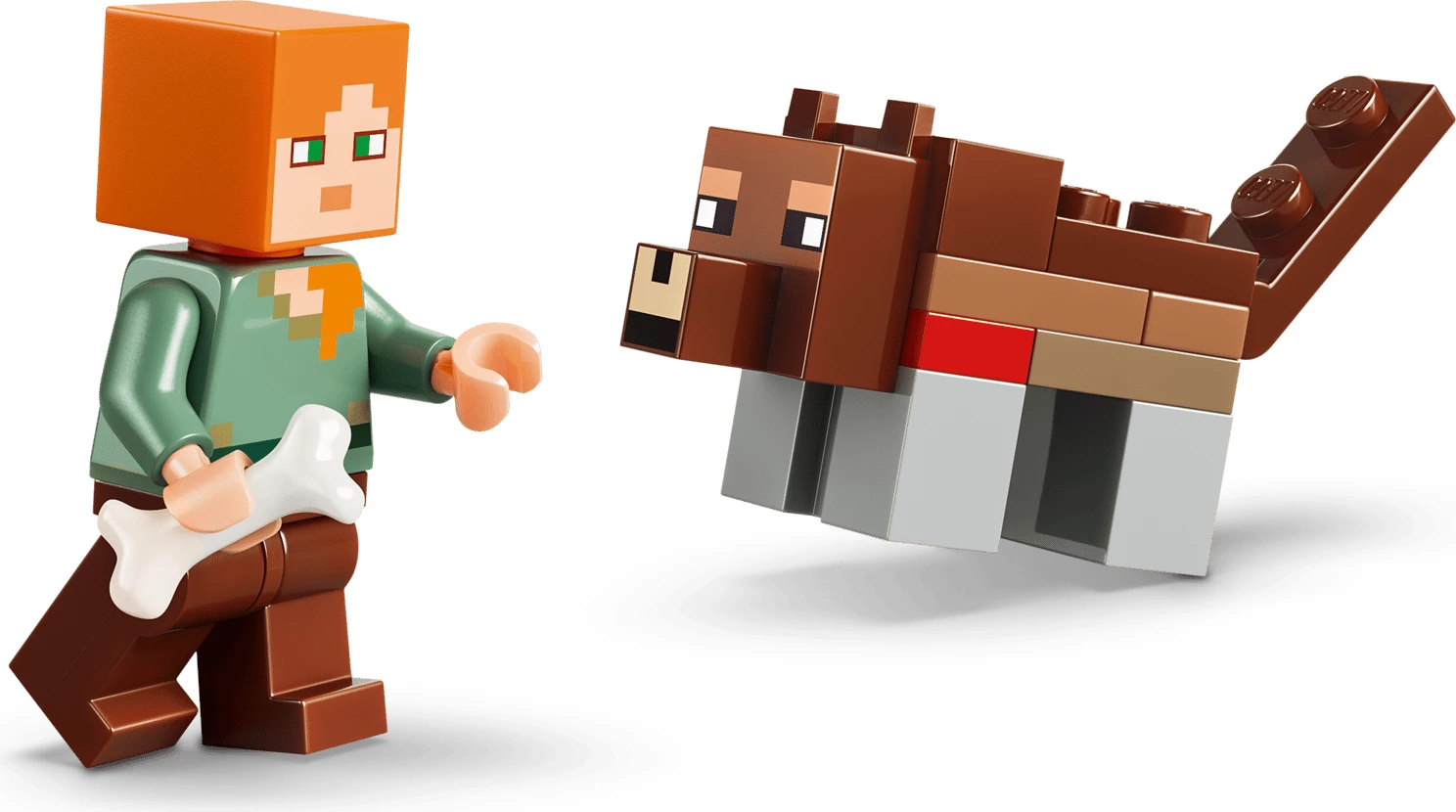 Set LEGO Minecraft LEGO First Night Adventure 21593, 301 pjesë (8+)