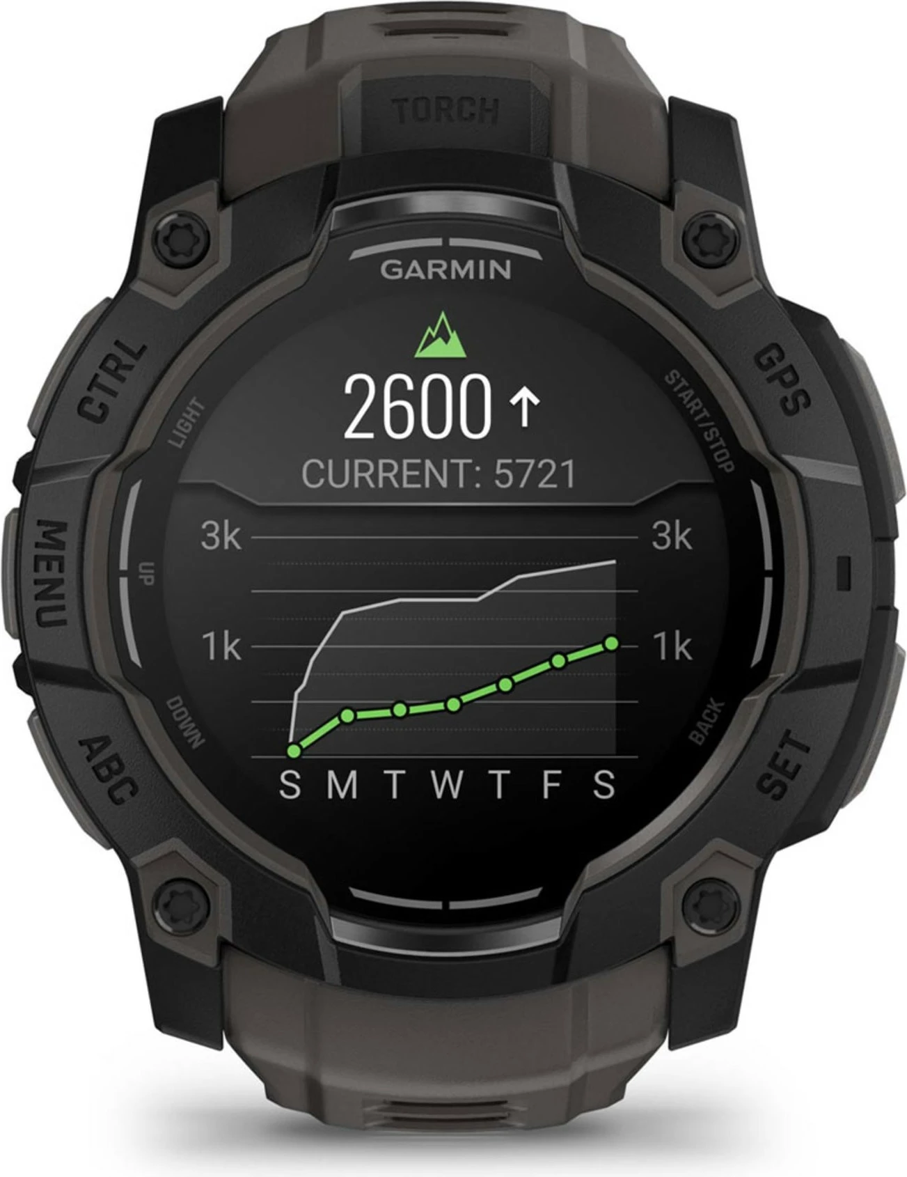 Smartwatch Garmin Instinct 3 AMOLED, 4 GB, GPS, e zezë