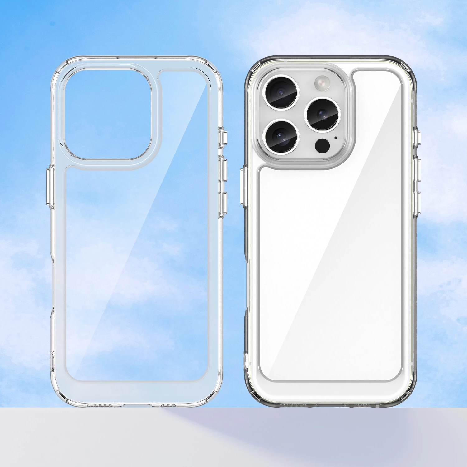 Mbështjellës Hurtel Outer Space Case për iPhone 16 Pro, transparent