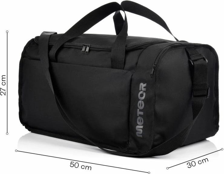 Çantë sportive Meteor, e zezë