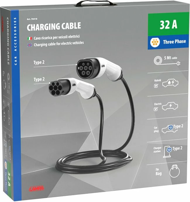 Kablla Mbushes Baterie Makina Elektrike 3fazore 32a 5m