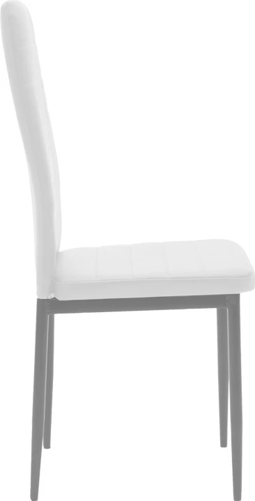 Set tavoline me karrige, Cuba-Parker, 5 pjesë, ngjyrë sonoma-e bardhë, 120x80x75cm