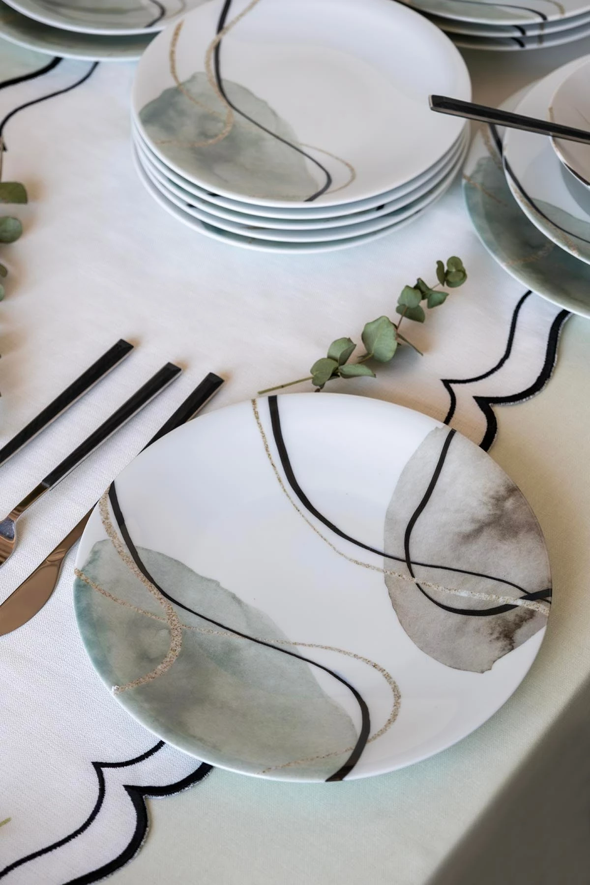 Set enësh për drekë (24 copë), Hermia, NNZG24Y2885701