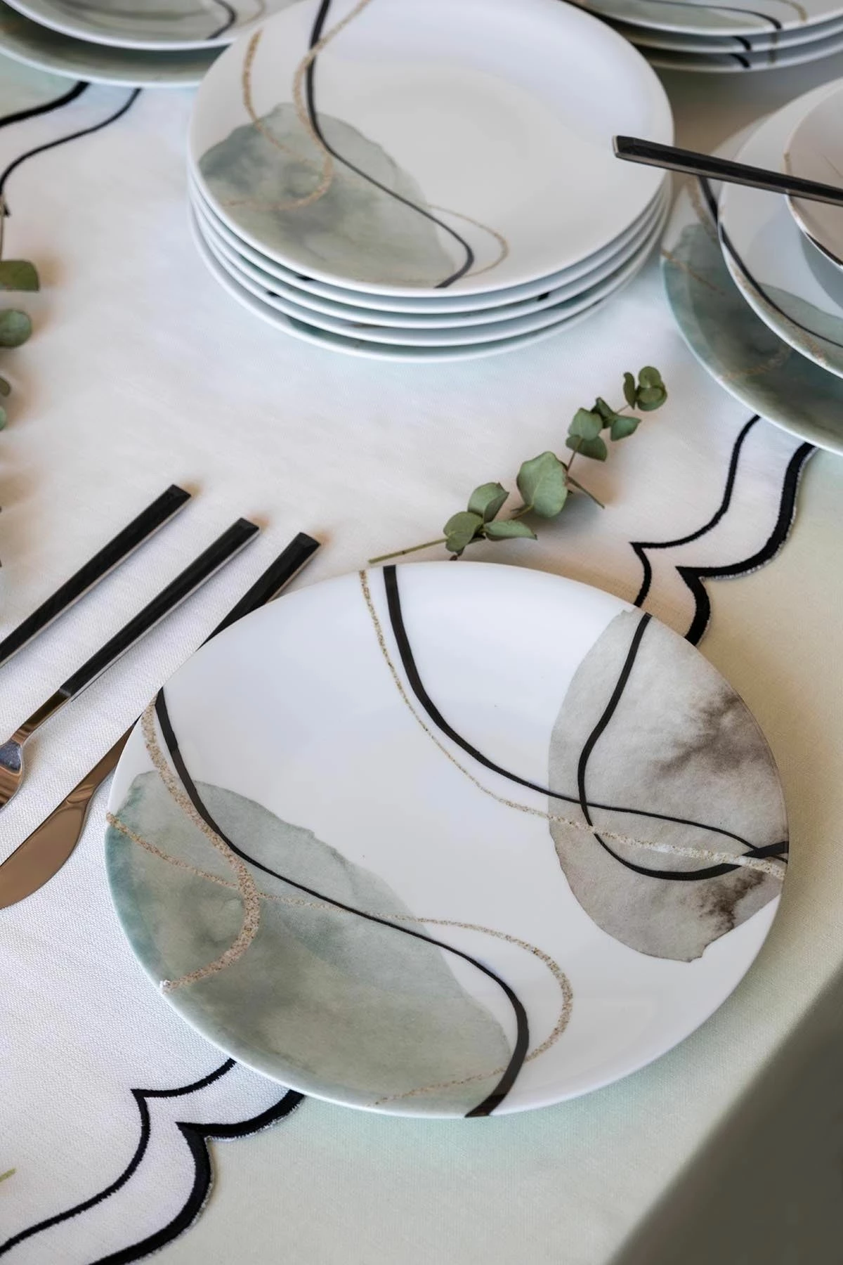 Set enësh për drekë (24 copë), Hermia, NNZG24Y2885701