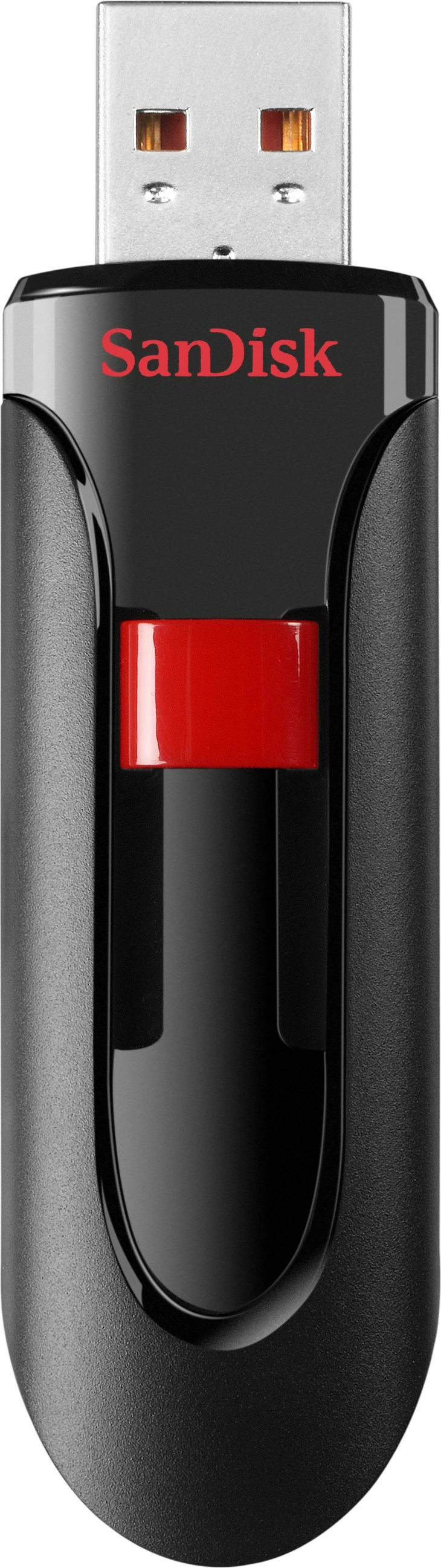 USB stick SanDisk Cruzer Glide 128GB, USB 2.0, zi/kuqe