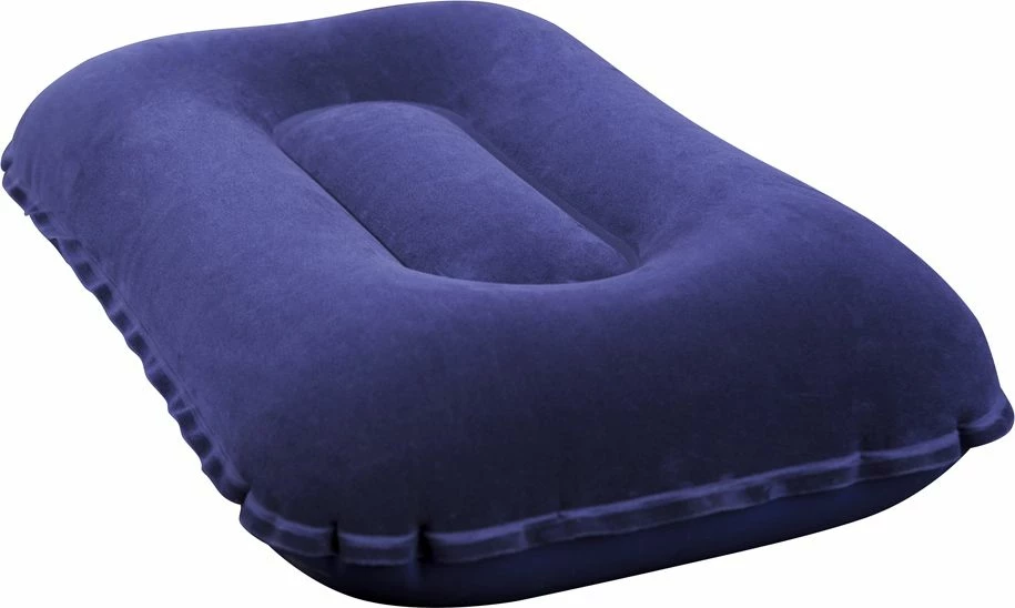 Jastëk udhëtimi Bestway 67121 42x26x10 cm, velur, me fryrje, navy, me patch riparimi