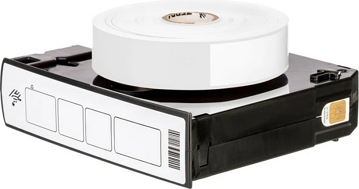 Kartrixh byzylyk identifikimi Zebra Z-Band Direct, për printer HC100, 25.4×178 mm, 350 copë, bardh e zi