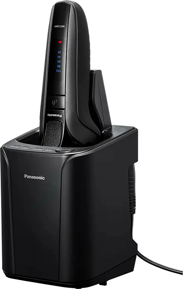 Makinë rroje Panasonic ES-LV9U-K803, elektrike, me stacion pastrimi, e zezë