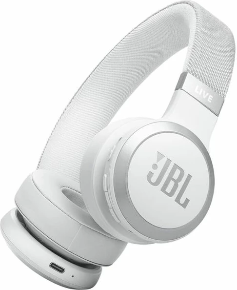 Kufje Bluetooth JBL Live 670NC, over-ear pa kabllo, ANC, Bluetooth 5.3, deri 65 orë bateri, të bardha