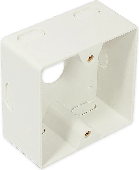 Prizë rrjeti GoodConnections Cat6, 2xRJ45, e ekranizuar, me kuti mbi suva, e bardhë