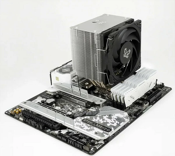 Ftohës CPU Scythe Mugen 6, 120mm, 300-2000 RPM, i zi/argjendtë