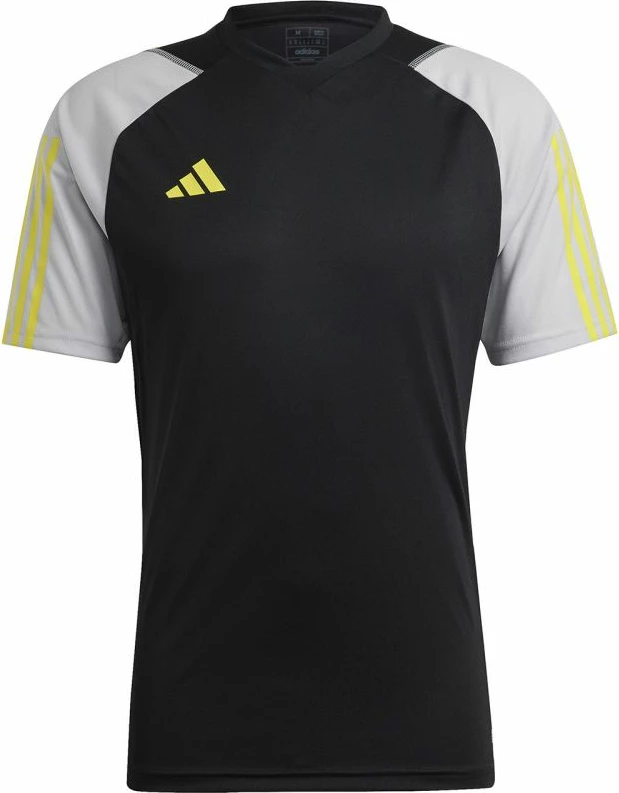 Fanellë adidas për meshkuj, e zezë me të verdhë dhe gri [Madhësia: XL]