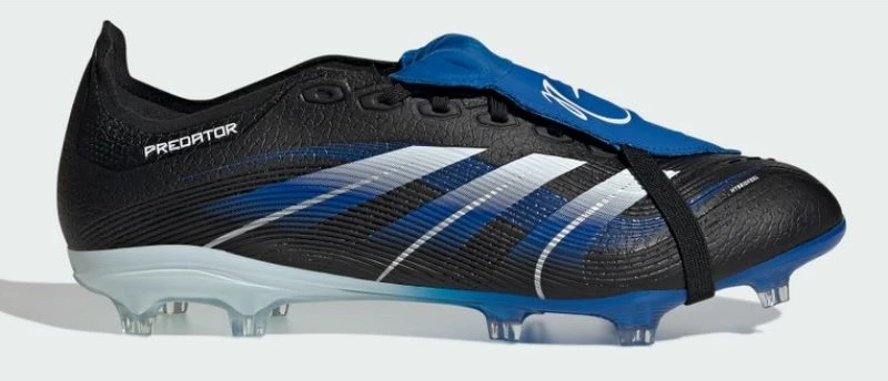 Atlete futbolli adidas për meshkuj, të zeza/blu [Madhësia: 45 1/3]