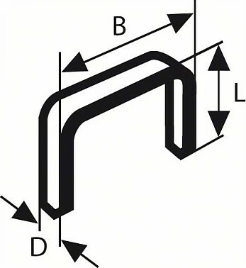 Kapëse tacker Bosch Tip 53