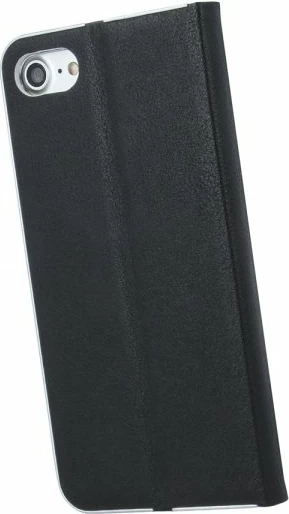 Mbështjellës flip HAVANA Premium për Samsung Galaxy S10 Lite G770 / Galaxy A91 A915, mbyllje magnetike, hapësirë për kartelë, zi me skaj argjendi