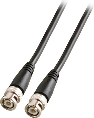 Kabllo koaksiale EFB Elektronik RG59 BNC-BNC 3 m, e zezë