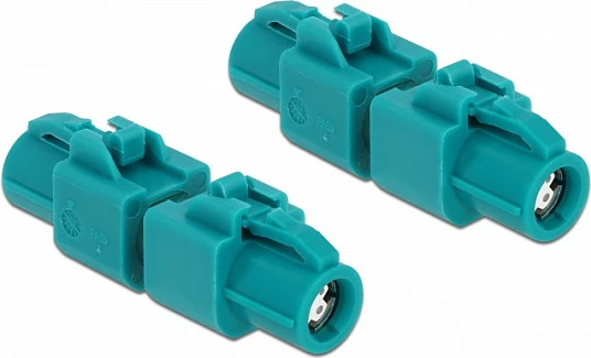 Adapter DeLOCK HSD Z femër në HSD Z femër, kontakte të arta, i kaltër