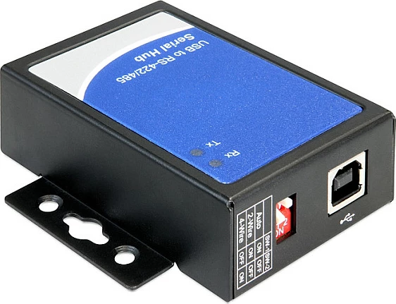 Adapter USB në Serial DeLOCK 87585, USB 2.0 në RS-422/485, i zi