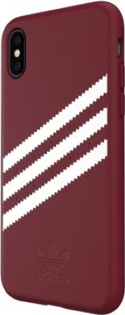 Mbështjellës Adidas OR Molded PU Suede për iPhone X/XS, Burgundy