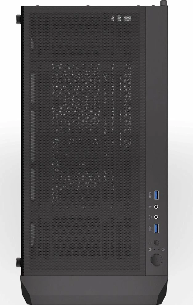 Kasë Endorfy Regnum 400 Air EY2A008 Midi Tower ATX, 2x 2.5\" + 2x 3.5\", 2x USB 3.0, pa furnizues rryme, e zezë