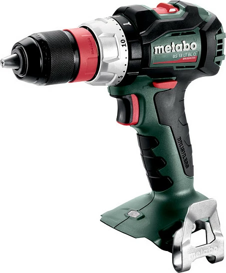 Bormashinë me bateri Metabo BS 18 LT BL Q, 18V, brushless, 75Nm, 13mm, e zezë/jeshile/kuqe